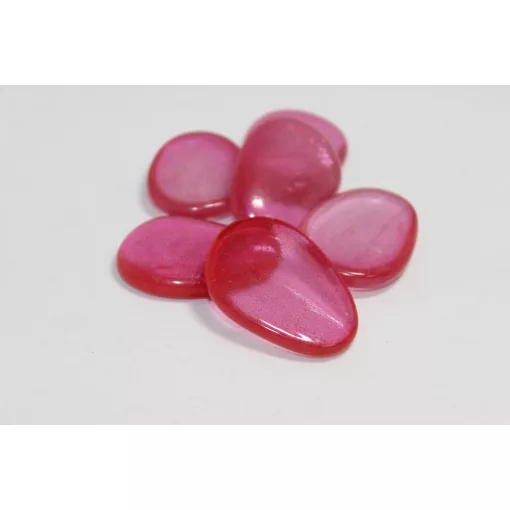 Dekor üvegkavics világos pink 40 mm 500gr