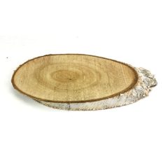 Nyírfa szelet, talp - ovális 15 cm