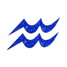 Csillámtetoválás sablon - Csillagjegyek Vízöntő 489