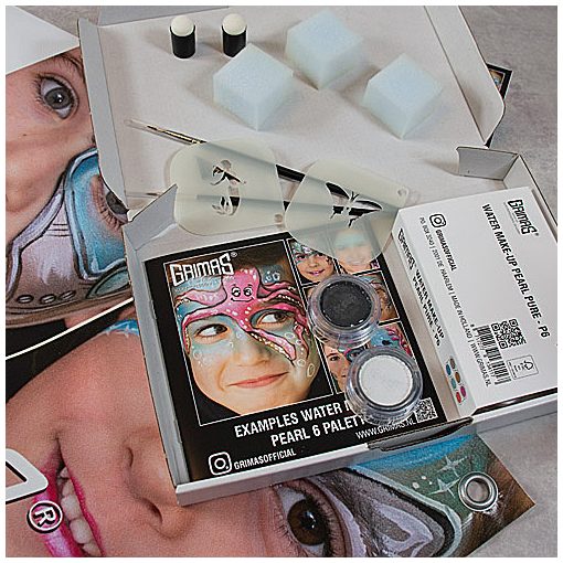 Grimas arcfestő készlet Gyöngyház színek