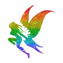 Mk Body Deco Csillámtetoválás sablon 5x5 cm-es  - Tündér 462