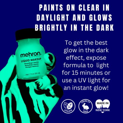 Mehron Folyékony - Liquid Glow-in-the-Dark (30 ml)
