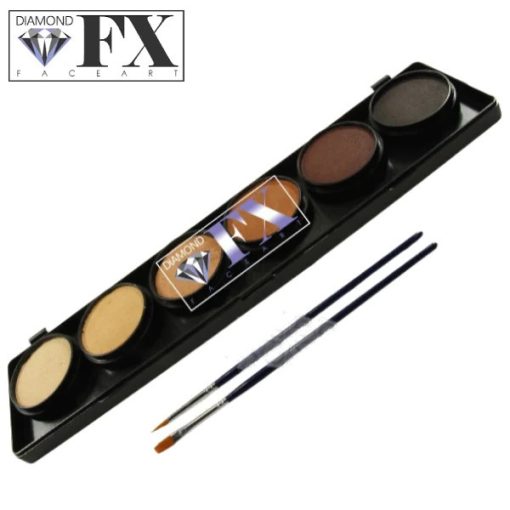 Diamond FX 6 színű arcfesték készlet - Skin Tones 6x10g 