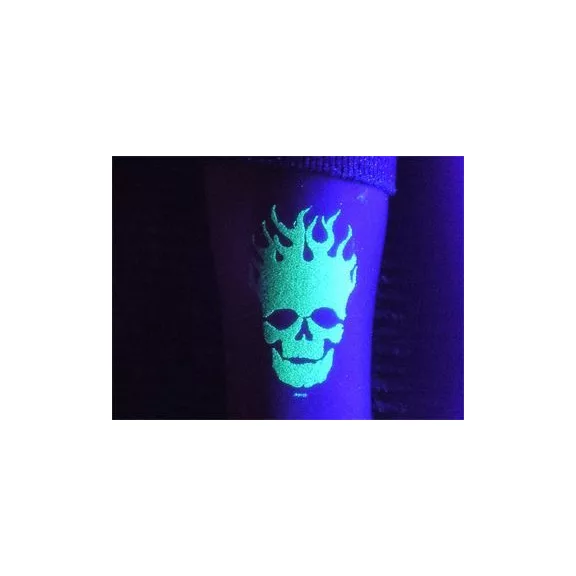 UV - NEON csillámpor csőrös üvegben - Citromsárga 7 ml