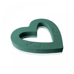 Vizes virág tűzőhab, nyitott szív alakú - Victoria