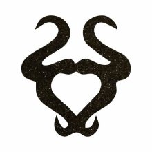 Csillámtetoválás sablon - Csillagjegyek Bika 492