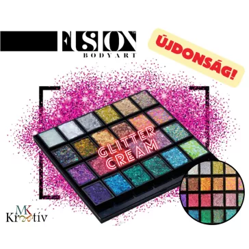   Fusion Glitter csillámkrém  Magic Sparkles 24 színű paletta