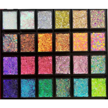   Fusion Glitter csillámkrém  Magic Sparkles 24 színű paletta
