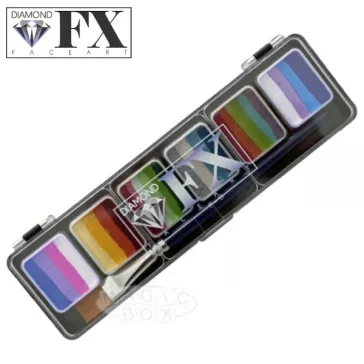   Diamond FX csíkos paletta SPARKLE - Touch of Metallic (6x6g)