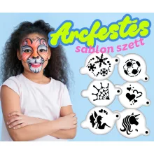 Arcfestő mini sablon szett 6db/cs