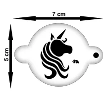 Arcfestő mini sablon szett 6db/cs