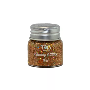 TAG Chunky Glitter Gel  Gold - Arany 20gr