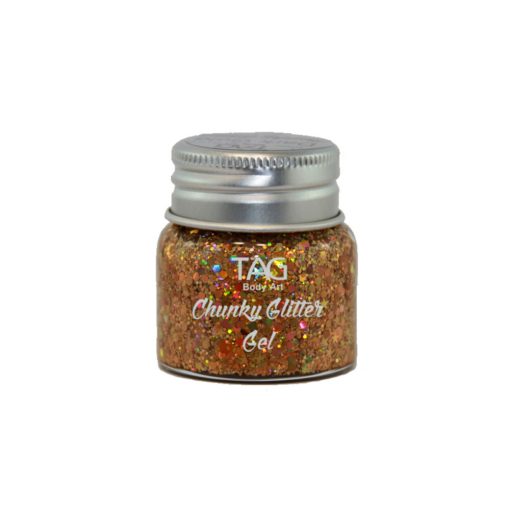 TAG Chunky Glitter Gel  Gold - Arany 20gr
