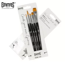 Grimas Profi ecset készlet - kerek/lapos 5 darabos