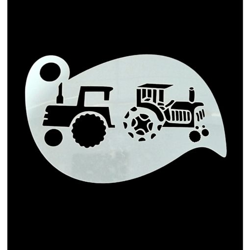 Arc és testfestő sablon - Traktorok