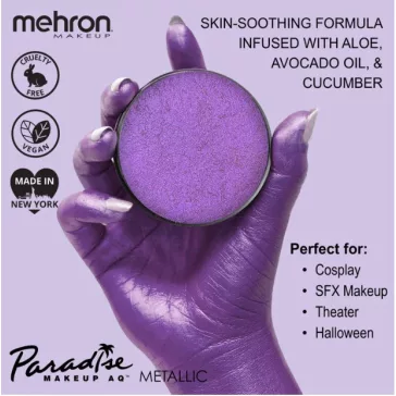   Mehron Paradise arcfesték 40g - Gyöngyház Lila  "Purple (Violine)"