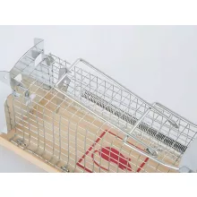 XL Fém Élvefogó csapda Rágcsálóknak 29x12x12cm