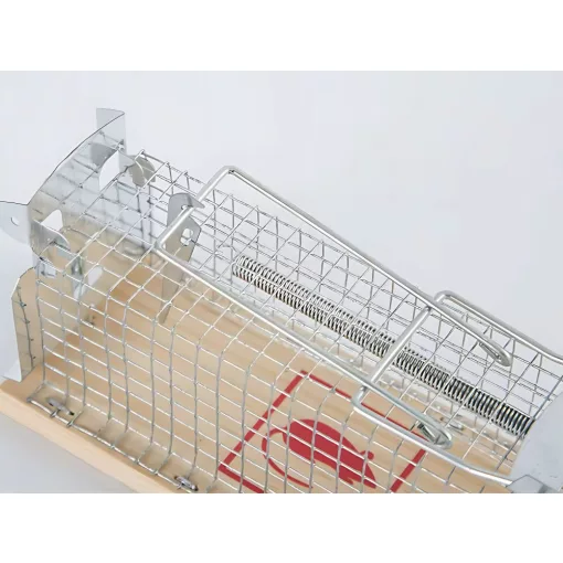 XL Fém Élvefogó csapda Rágcsálóknak 29x12x12cm