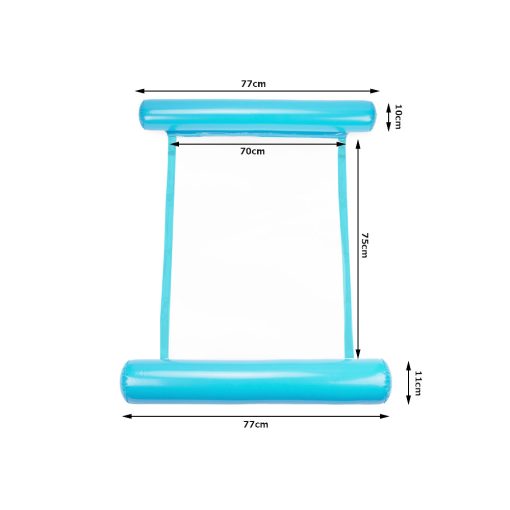 Felfújható vízi függőágy medencéhez lebegő matrac pihenéshez