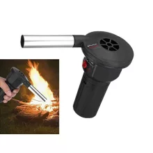 Elektromos grillfúvó rozsdamentes acél végződéssel, kompakt méretű