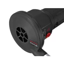 Elektromos grillfúvó rozsdamentes acél végződéssel, kompakt méretű