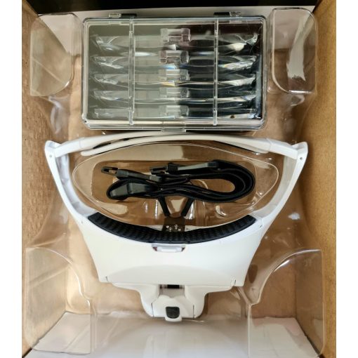 Profi nagyítós szemüveg 5 féle lencsével led világítással