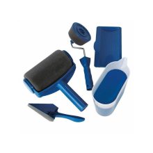 Nem csöpögő festőhenger készlet, Paint Roller, beépített tartállyal, sarokfestővel és teleszkópos nyéllel