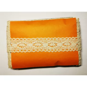 Csipke 100% pamut 3 cm-es bézs