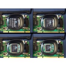 LED világítással ellátott fekete-fehér nagyítós szemüveg cserélhető lencsékkel