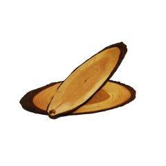 Faszelet narancs, csiszolt 10db/cs - 0,3x1-4 cm