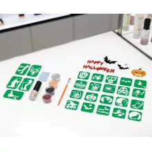 Csillámtetoválás Halloween készlet
