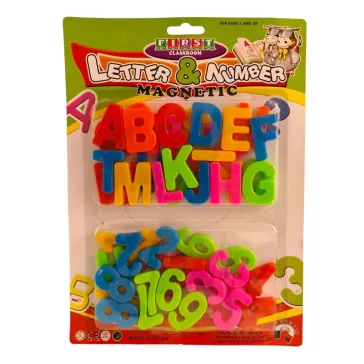Hűtőmágnes készlet - Betűk, számok
