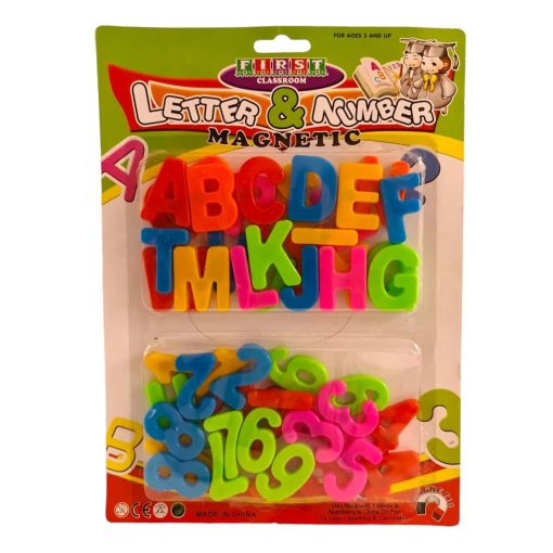 Hűtőmágnes készlet - Betűk, számok