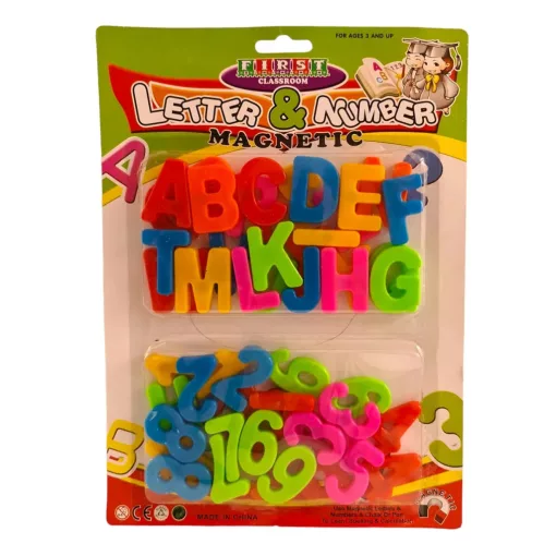 Hűtőmágnes készlet - Betűk, számok
