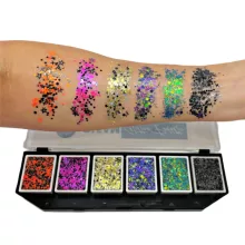 VIVID Glitter csillámkrém Nocturnal 6 színű paletta