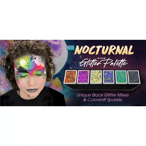 VIVID Glitter csillámkrém Nocturnal 6 színű paletta