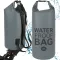 30 literes modern szürke vízálló dry bag táska két pánttal hátizsák funkcióval vízi sportokhoz és outdoor túrákhoz