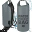 30 literes modern szürke vízálló dry bag táska két pánttal hátizsák funkcióval vízi sportokhoz és outdoor túrákhoz