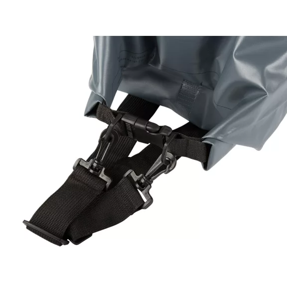 30 literes modern szürke vízálló dry bag táska két pánttal hátizsák funkcióval vízi sportokhoz és outdoor túrákhoz