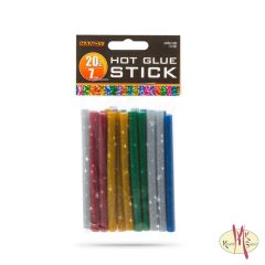 Handy ragasztórúd -  7 mm Színes Csillámos 20 db/csomag