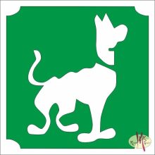 5x5 cm-es Csillám tetoválás sablon - Scooby Doo 5