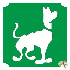 5x5 cm-es Csillám tetoválás sablon - Scooby Doo 5