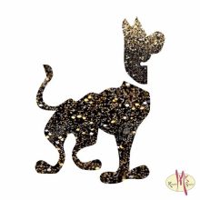 5x5 cm-es Csillám tetoválás sablon - Scooby Doo 5