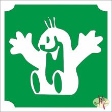 5x5 cm-es Csillám tetoválás sablon - Kis vakond 14