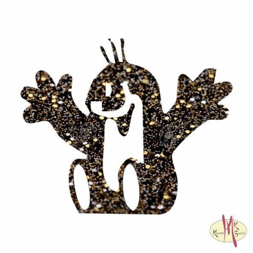 5x5 cm-es Csillám tetoválás sablon - Kis vakond 14