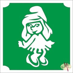 5x5 cm-es Csillám tetoválás sablon - Törpilla 17