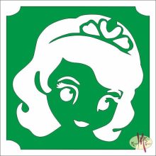 5x5 cm-es Csillámtetoválás sablon -Szófia hercegnő 21