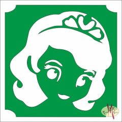 5x5 cm-es Csillámtetoválás sablon -Szófia hercegnő 21