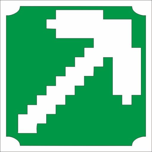 5x5 cm-es Csillám tetoválás sablon - Minecraft 29