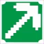 5x5 cm-es Csillám tetoválás sablon - Minecraft 29